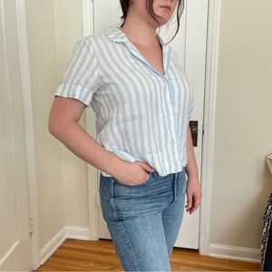 The Linen Short-Sleeve Notch Shirt Everlane